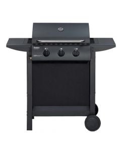 Gas barbecue, Enders, San Diego, 102x52x97 cm, black, stainless steel, 3 burners, 1 piece
