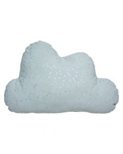 Decorative pillow for children, plush, cloud, blue, 1 piece