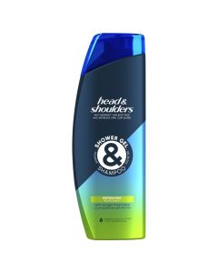 Hair shampoo for men, Head&Shoulders, against dandruff, Refreshing, 360 ml, 1 piece