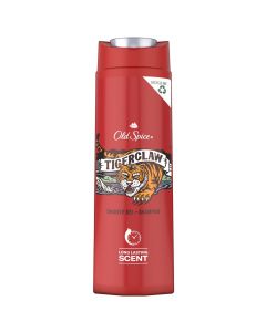Shower gel & Shampoo, Old spice, Tigerclaw, 400 ml, 1 piece