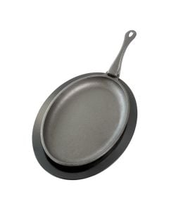 Tavë pjekje për barbekju, Napoleon, gizë, me dorezë, e zezë, 65x14 cm, 1 copë