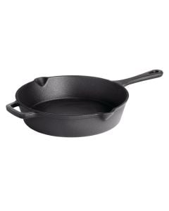 Tavë gatimi për barbekju, Napoleon, gizë, 24 cm, e zezë, 1 copë