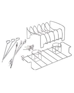 Set aksesorë pjekje për barbekju, Napoleon, Inoks, 4 pjesë