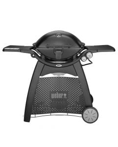 Gas barbecue, Weber, Q-3200, 110x144x57 cm, black, metal and plastic, 1 piece