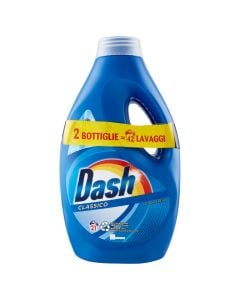Detergjent likuid për rroba, Dash, classico, 2x21 larje