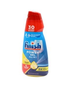 Detergjent shkëlqyes për lavastovilje, Finish, limon, 600 ml, 1 copë