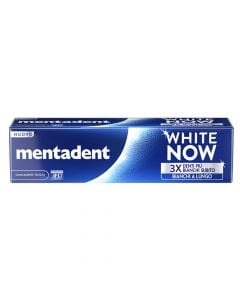 Pastë dhëmbësh, Mentadent, White now, blu, 75 ml, 1 copë