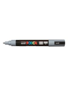 Marker me bazë uji, UNI POSCA, PC-5M, Grey, 1 copë