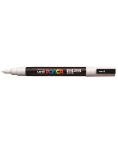 Marker me bazë uji, UNI POSCA, PC-3M, 0.9-1.3mm, Silver, 1 copë