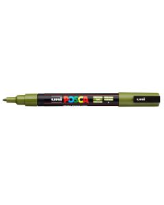 Marker me bazë uji, UNI POSCA, PC-3M, 0.9-1.3mm, Khaki green, 1 copë