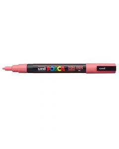 Water-based marker, UNI POSCA, PC-3M, 0.9-1.3mm, Coral pink, 1 piece