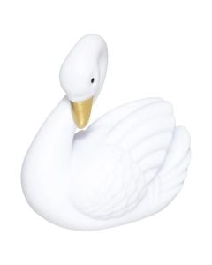 Night light and decoration for children, swan, plastic, 14.4x14.2x8.2 cm, white, 1 piece