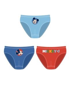 Children's underwear set, Disney, Mickey Mouse, 2/8, mixed, 3 pieces, 1 pack