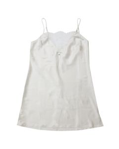 Pajamas for girls, satin, with straps, Parigina, white, 1, size 5, white