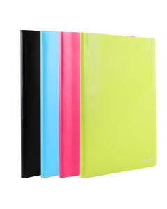 Display book with 60 pocket, plastic, mix