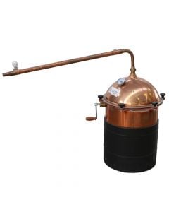 Distillation kettle, copper, Hobby, 35 lt, zingato cooler 10 lt, 1 piece