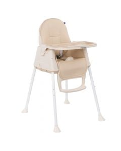 High chair for children, Kikka boo, Creamy, 2 in 1, 70x53x76 cm, beige, 1 piece