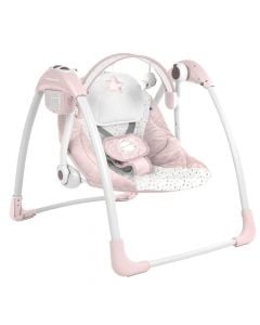 Relaxation chair for children, Kikka boo, Hippo dreams, with music, 57x57x72 cm, pink, 1 piece