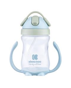 Baby bottle, with handles, 300 ml, blue, +12 months, 1 piece