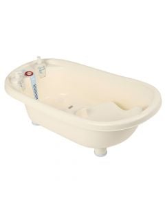 Bathtub for baby, Kikka Boo, with termometer, 90x45x32 cm, white and blue, 1 piece