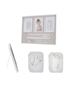 Set kornizë dhe modelues shenjash për bebe, Cangaroo, gri, 42x4x27 cm, 1 copë