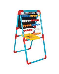 Writing boards and counters for children, Pilsan, plastic, 60x46.5x96 cm, red and blue, 1 piece