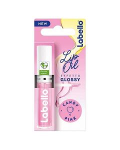Labello, Lip oil, efekt shkëlqyes, Candy Pink, 5.5 ml, 1 copë