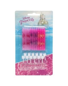 Candle, Princess, paraffin, mix, 12 pieces, 1 package