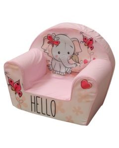 Kolltuk për fëmijë, Elefant Hello, poliuretan, 52x32x42 cm, mikse, 1 copë
