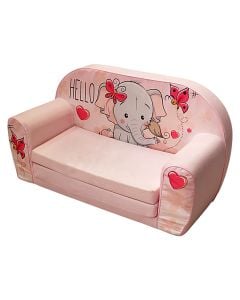 Divan per femije, Elefant Hello, poliuretan, 42x80 cm, mikse, 1 cope