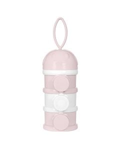 Baby milk holder, Kikka Boo, 3 compartments, plastic, pink, 1 piece