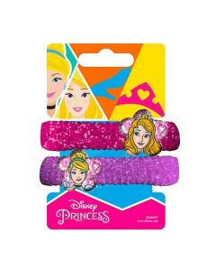 Llastik flokësh për fëmijë, Princess, lejla/rozë, 2 copë