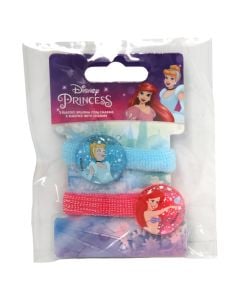 Llastik flokësh për fëmijë, Princess, blu/rozë, 2 copë