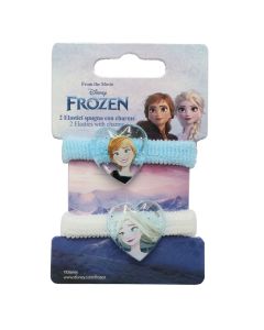 Llastik flokësh për fëmijë, Frozen II, bojeqiell, 2 copë