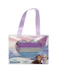 Set llastik flokësh për fëmijë, Frozen II, mikse, 12 copë, 1 pako