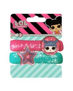 Hair band for children, LOL Surprise, blue/pink, 2 pieces