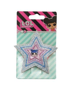 Kapëse flokësh për fëmijë, LOL Surprise, yll me shkëlqim, 1 copë