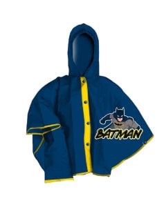 Rain cape for children, Batman, blue, 1 piece