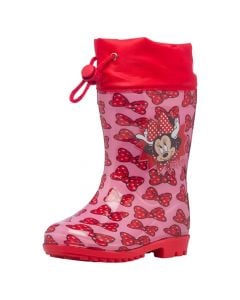 Children's boots, Minnie Mouse, plastic, red, 1 pair
