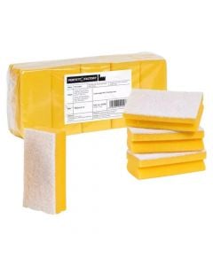 Cleaning sponge, Perfetto, yellow, 1 piece