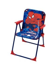 Chair for children, Spiderman, aluminum/polyester, 38x32x53 cm, mixed, 1 piece