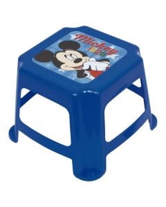Bench for children, Mickey Mouse, plastic, 27x27x21 cm, blue, 1 piece