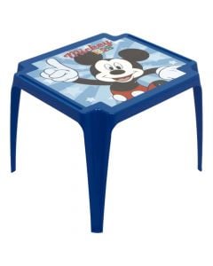 Tavolinë për fëmijë, Mickey Mouse, plastike, 44x45 cm, blu, 1 copë
