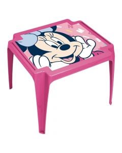 Table for children, Minnie Mouse, plastic, 44x45 cm, pink, 1 piece