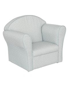 Children's armchair, Leaf, polyester, gray, 50x44x39 cm, 1 piece