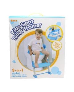 Toilet adapter for children, with stairs, 21x38x42 cm, mixed, 1 piece