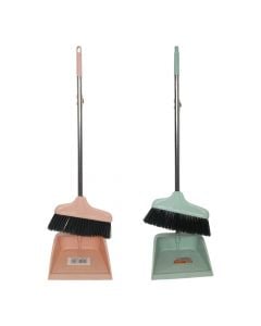 Cleaning brush set, with tail and broom, 25x25x10 cm, mixed, 1 piece