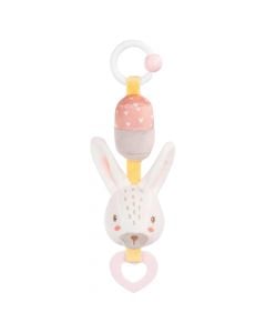 Baby toy, Kikka boo, Rabbit, plush, mixed, 30 cm, 0 months+, 1 piece