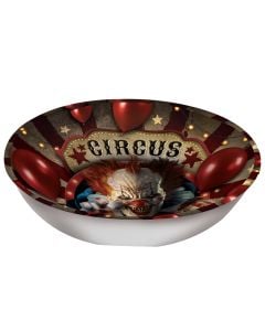 Tas servirje, halloween, Circus, plastike, 27x9 cm, mikse, 1 copë