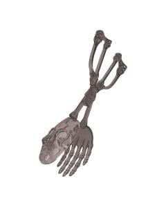 Kapesë sallate, halloween, skeleton, 28 cm, gri, 1 copë